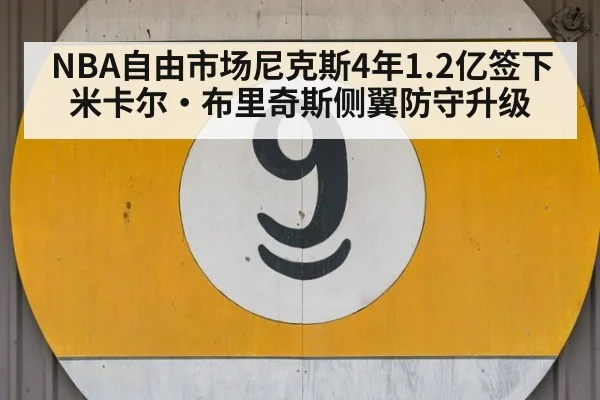 NBA自由市场尼克斯4年1.2亿签下米卡尔·布里奇斯侧翼防守升级